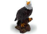 Onwomania Statuetta In Poliresina Aquila Calva Rapace Aquila Animale Decorativo In Poliresina Marrone 8 Cm
