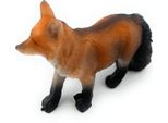 Onwomania Statuetta In Poliresina Volpe Rossa Fulvo Animale Decorativo In Poliresina Marrone 7,6 Cm