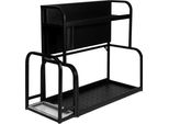 Quvio Scaffale Da Cucina Deluxe - Scaffale Da Cucina - Scaffale Da Cucina - Scaffale Per Erbe Aromatiche - Acciaio - 22 X 40 X 41,5 Cm (Lxwxh)