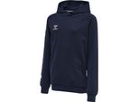 Hummel Hmlmove Grid Cotone Hoodie Kids - Marine - 140