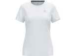 Odlo Damen T-Shirt S/S Girocollo Essential Flyer , GrößE:S, Farbe:White