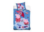 Peppa Pig Bettbezug Hello London 140 X 200 Cm Baumwolle