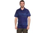 Polo Estiva Da Uomo A Manica Corta Con Motivo, Blu Scuro M