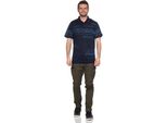 Polo Estiva Da Uomo A Manica Corta Con Motivo, Navy M