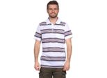 Polo Da Uomo Polo Estiva Manica Corta A Righe, Bianco M
