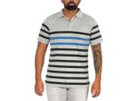 Polo Da Uomo Con Taschino Sul Petto, Manica Corta, Grigio M