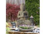 Figura Di Buddha Eluru Con Gesto Di Umiltà 38 X 24 X 50 Cm