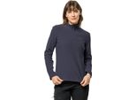 Jack Wolfskin Damen Taunus Hz W - Pullover Con Mezza Zip In Pile