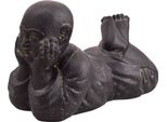 Figura Di Monaco Shaolin Ikans 21 X 40 X 27 Cm
