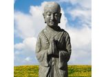 Figura Di Monaco Shaolin Bhilwara Con Gesto Di Anjali 40 X 40 X 120 Cm