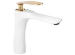 Rubinetto Da Lavabo Rea Orbit White Gold Low