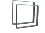Natural Goods Berlin Mobili Rechteck, Guide Per Tavolo, Gambe Per Tavolo, Struttura Per Tavolo, Tavolo Da Pranzo, Panca, Tavolino, Industriale, L70Xh72 Cm, 2 Pezzi