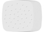Inf Carta Usa E Getta Per Friggitrice Ad Aria Quadrata 18 Cm Confezione Da 100 Pezzi Bianco