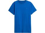 4F T-Shirt Uomo Cotone Girocollo Tempo Libero Manica Corta Blu Reale S