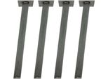 Natural Goods Berlin Standard Gambe Oblique (96°), Gambe Per Tavolo, Struttura Per Tavolo, Tavolo Da Pranzo, Scrivania, Panca, Tavolino, Industriale, 72Cm