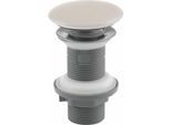 Raccordo Di Scarico 5/4" Click-Clack, Coperchio In Ceramica, H.20-70Mm, Avorio"