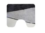 Tappeto Wc Dutch House Grigio 60X50Cm - Lussuoso Tappetino Da Bagno Antiscivolo