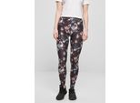 Urban Classics Ladies Soft Aop Leggings Blacksoftflower - S