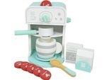 4Iq Set Di Caffettiere Per Bambini In Legno, Servizio In Legno Per Bambini 12,5X19 Cm