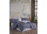 Biancheria Da Letto Reversibile Renforce Triangoli Viola 135 X 200 Cm 80 X 80 Cm