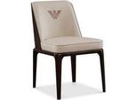 Sedia Beige Poltrona Mobili Moderni Di Design Sedie Di Lusso Per La Sala Da Pranzo Legno Pelle