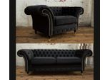 Set Di Divani 3+2+1 Chesterfield Divano Imbottito Divani Divani Tessili Divano In Pelle