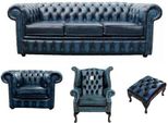 Set Di Divani Chesterfield Imbottiti Divano Divano In Pelle Set Di Sedili Sedia Ad Ala 419