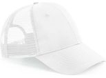 Beechfield B75R | Urbanwear Riciclato 6 Pannelli Snapback Trucker Poliestere - Colore: Bianco - Taglia: Unica