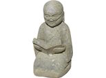 Figura Di Monaco Shaolin Rohtak Con Libro 42 X 36 X 60 Cm