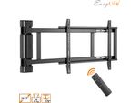 Easylife - Supporto A Parete Per Tv Orientabile Elettricamente, Da 32 A 75 Pollici, Vesa Fino A 600X400 (Nero)