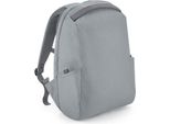 Quadra QD924 | Project Recycled Security Backpack Lite- Zaino - 30X45X17 - Farbe: Grigio Puro - GrößE: 30 X 45 X 17 Cm