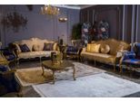 Set Di Divani Classici 3+3+1+1 Posti A Sedere Set Di Lusso Divano Poltrona Set Di Divani 4 Pezzi