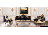 Divano Set 3+3+1+1 Posti Tavolino Divani Classici Poltrone Lusso Nuovo Set 5 Pezzi