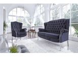 Set Di Divani Chesterfield Classici 3+2 Posti Divano Imbottito In Velluto Tessile
