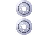 2 Dischi Freno Posteriori Hella Per Alpina Bmw B10