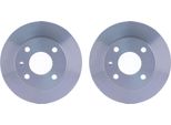 2 Dischi Freno Anteriori Hella Per Ford Vw Escort V