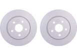 2X Hella 8DD 355 129-101 Disco Freno, Asse Posteriore, Asse Anteriore