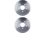 2X Hella 8DD 355 103-231 Disco Freno Asse Posteriore