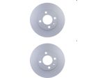 2X Hella 8DD 355 104-211 Disco Freno, Asse Anteriore
