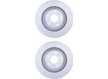 2 Dischi Freno Hella Per Audi A6 C6 (4F2)