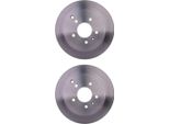 2 Dischi Freno Posteriori Hella Per Chevrolet Daewoo Holden Opel Pontiac