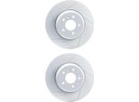 2X Hella 8DD 355 120-781 Disco Freno Asse Posteriore