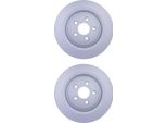 2 Dischi Freno Posteriori Hella Per Daimler Jaguar Super Eight