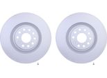 Disco Freno Anteriore Hella Per Audi Seat Skoda Vw A3