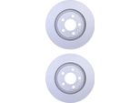 2 Dischi Freno Anteriori Hella Per Audi Seat Skoda Vw A3