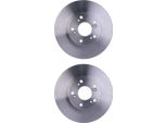 2X Hella 8DD 355 110-631 Disco Freno, Asse Anteriore