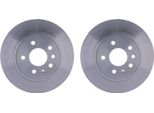 2X Hella 8DD 355 107-001 Disco Freno Asse Posteriore