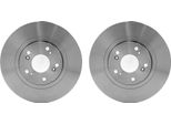 2 Dischi Freno Anteriori Hella Per Acura Honda Rsx Coupé