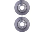 2 Dischi Freno Anteriori Hella Per Kia Carnival I (Up) Carnival Ii (Gq) Ria