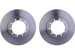 2 Dischi Freno Posteriori Hella Per Autobus Ford Transit